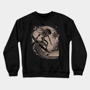 Alien surfing 88088 Crewneck Sweatshirt